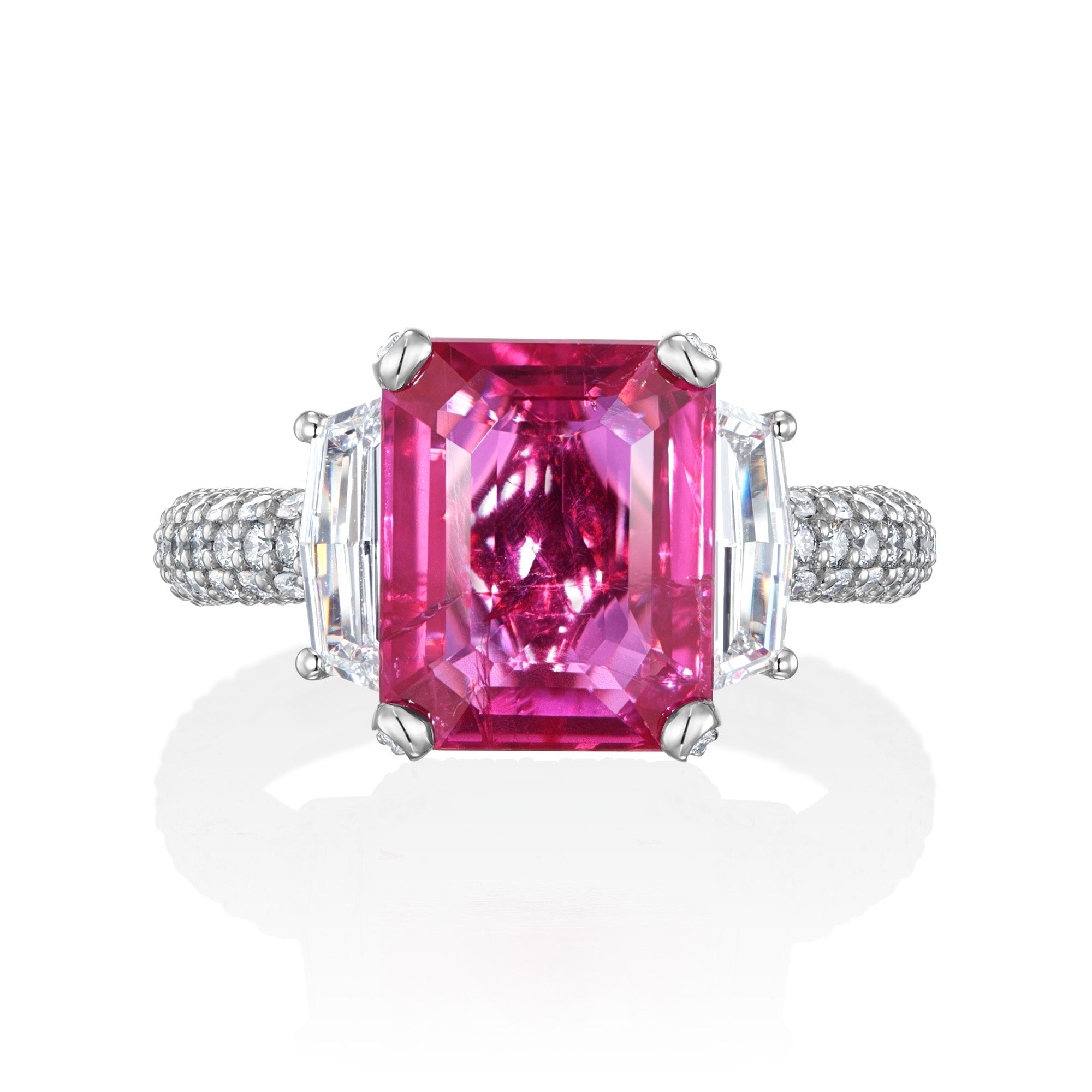 GRS Certified 5.11 ct Untreated Mogok Ruby Ring