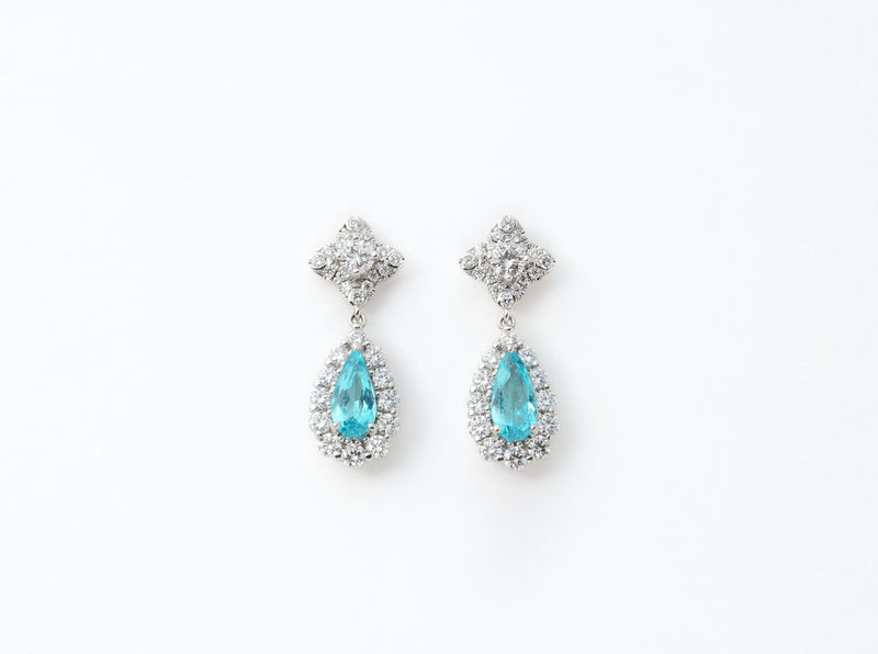 Paraiba Tourmaline Earrings | Silverhorn Jewelers Santa Barbara