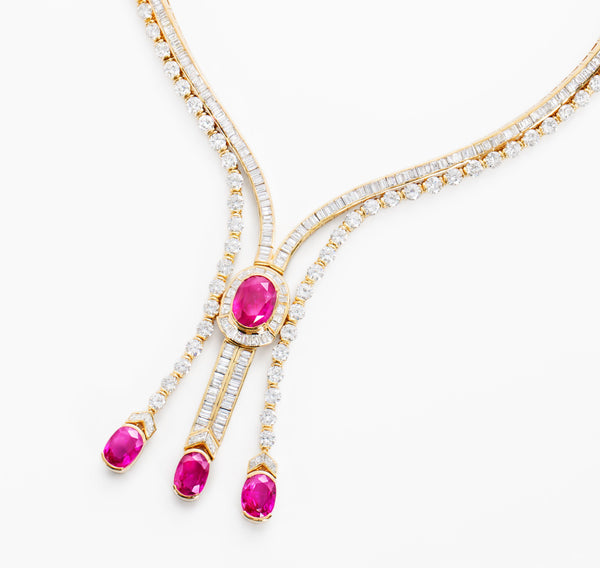 19.48 ct Ruby Necklace
